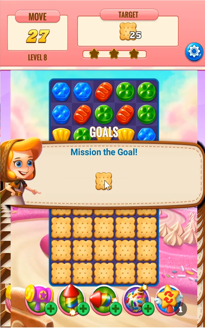 Candy scenery from Gumexa Blast